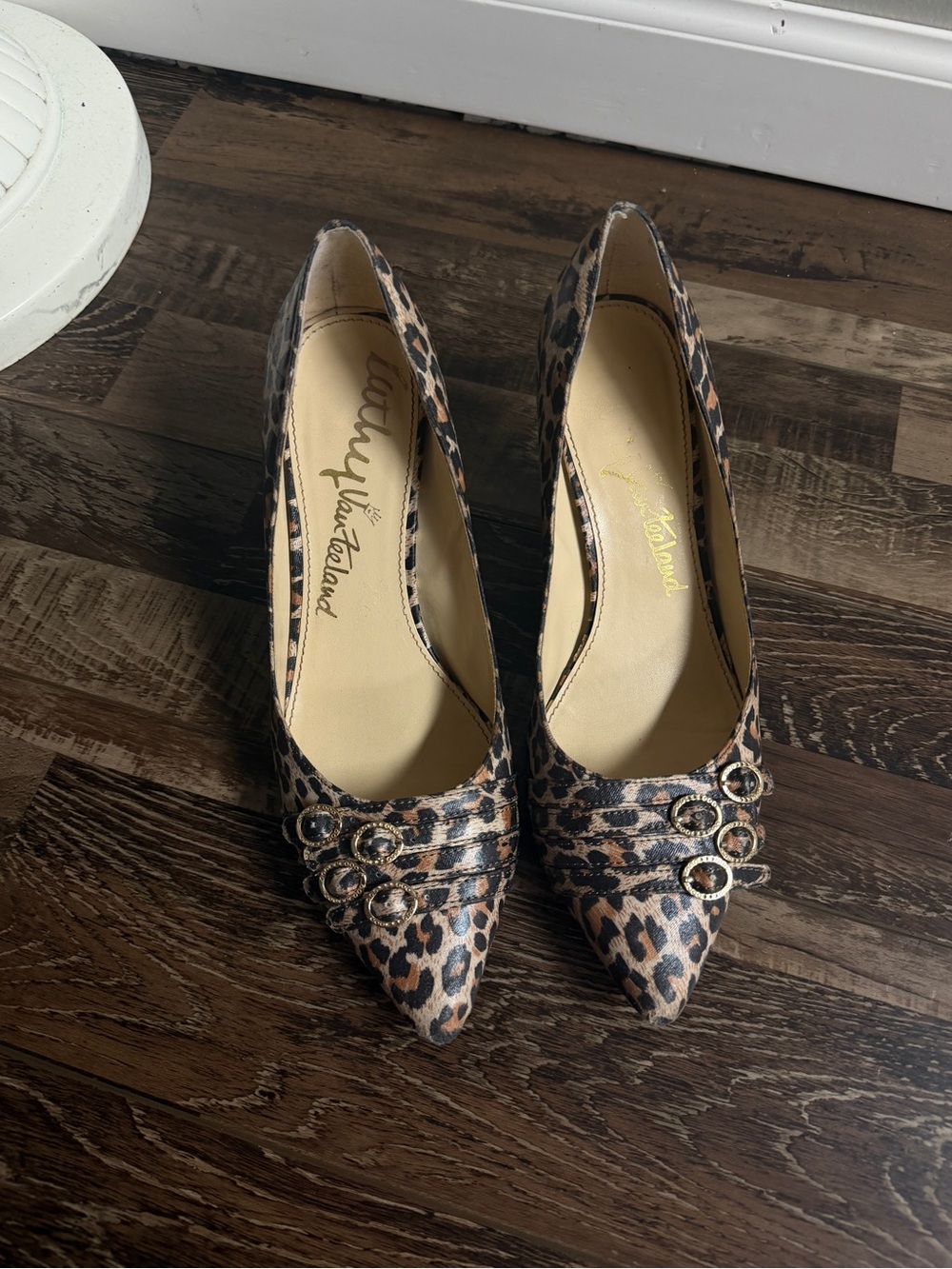 Y2k Leopard Print Heels